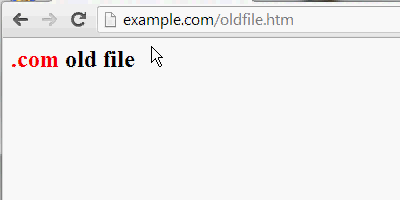 single file domain 301 redirect - SEO tổng thể website