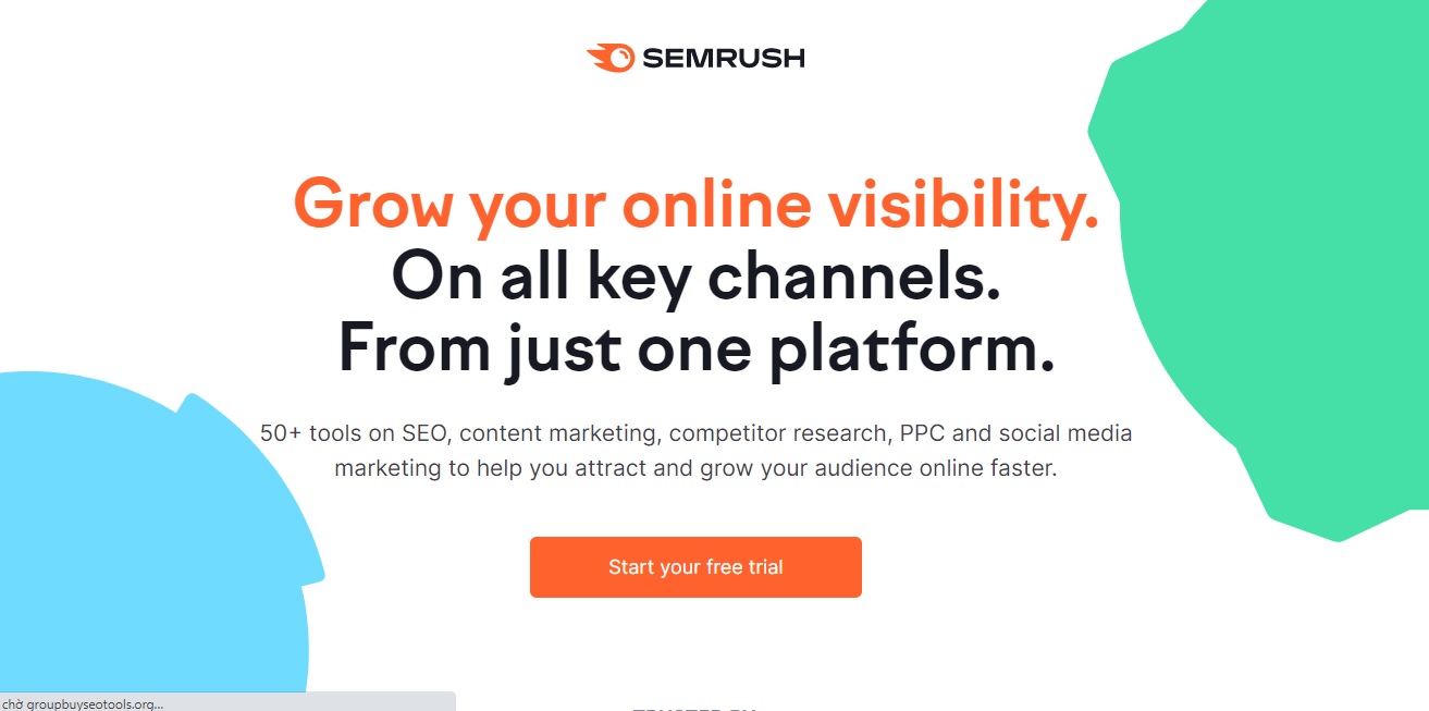 semrush - SEO tổng thể website